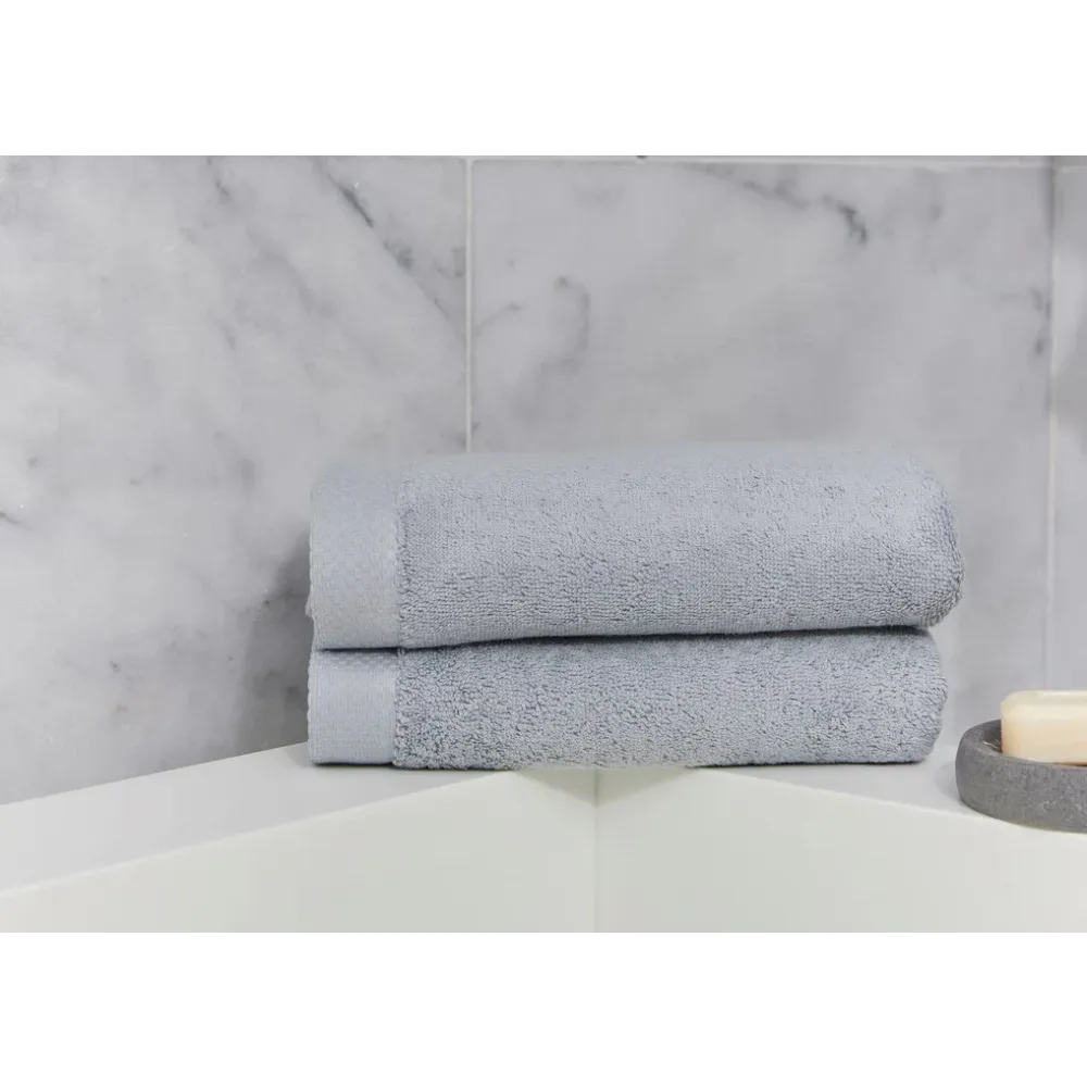 Badhanddoek 50x100 cm (8 stuks) - Luxe hotel kwaliteit - Silver Grey