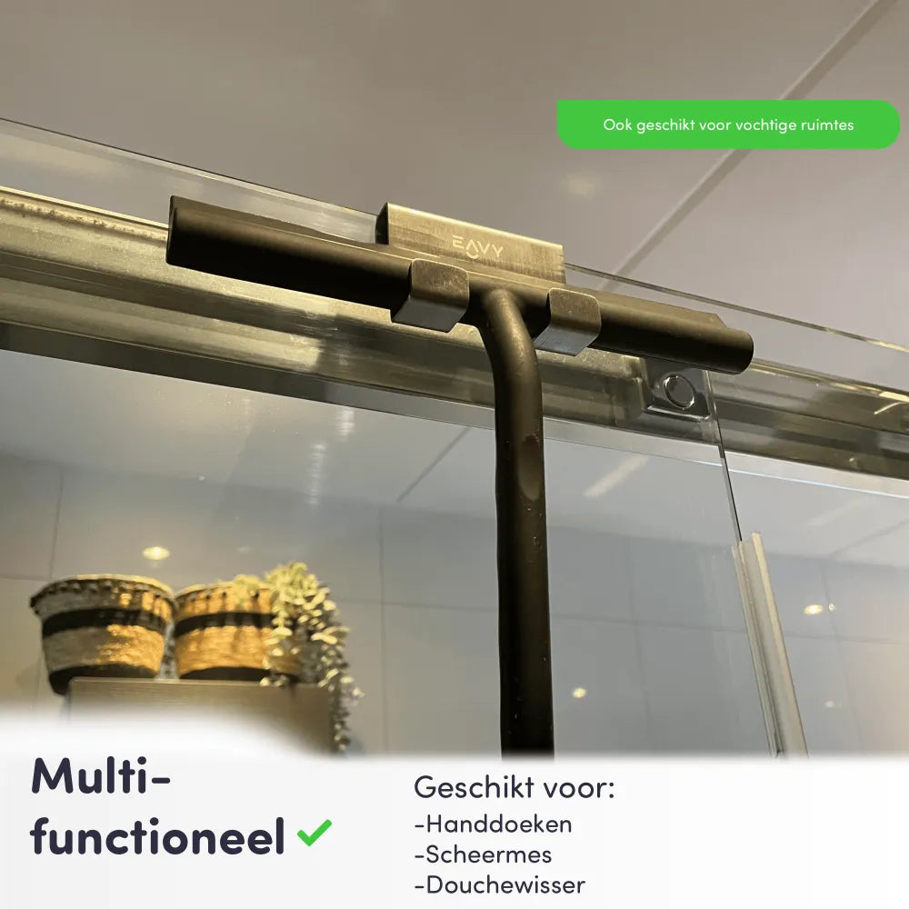 Multifunctionele wandhaak voor handdoeken