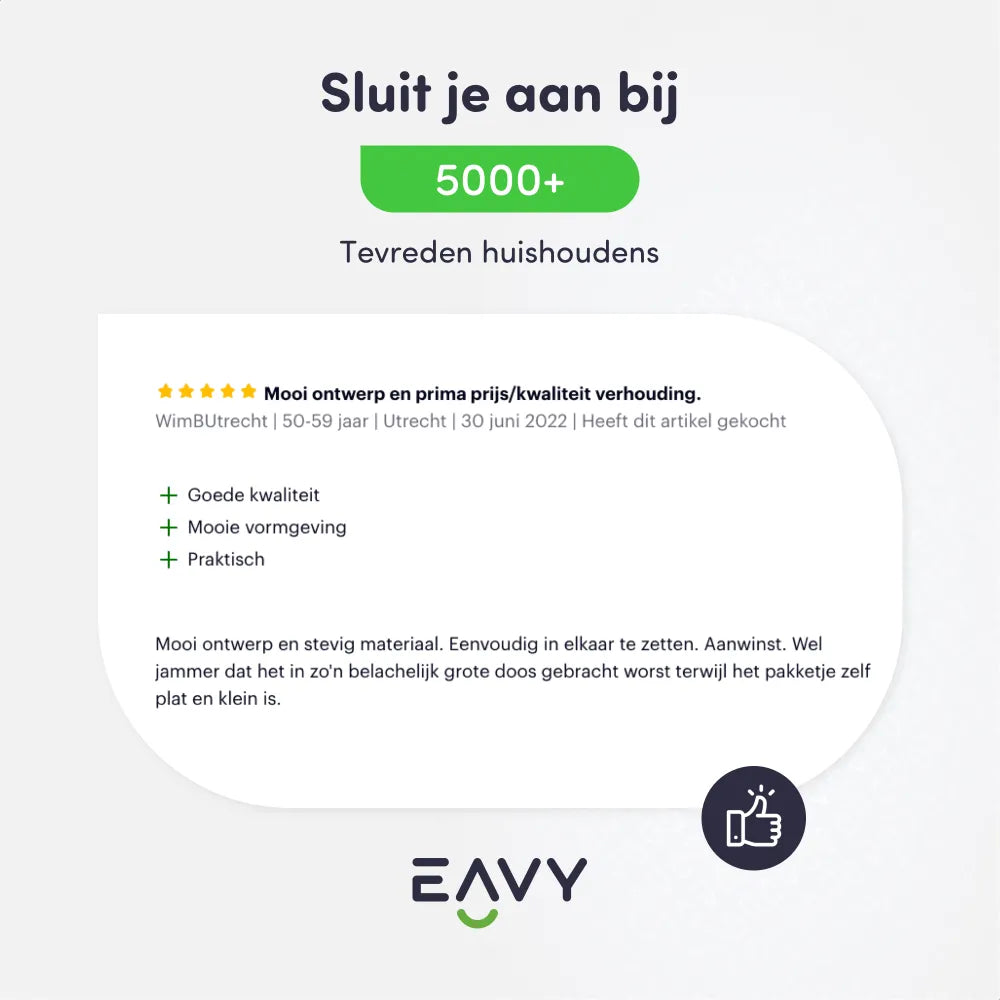 EAVY Handdoekrek Zwart 60 cm breed - EAVY.NL