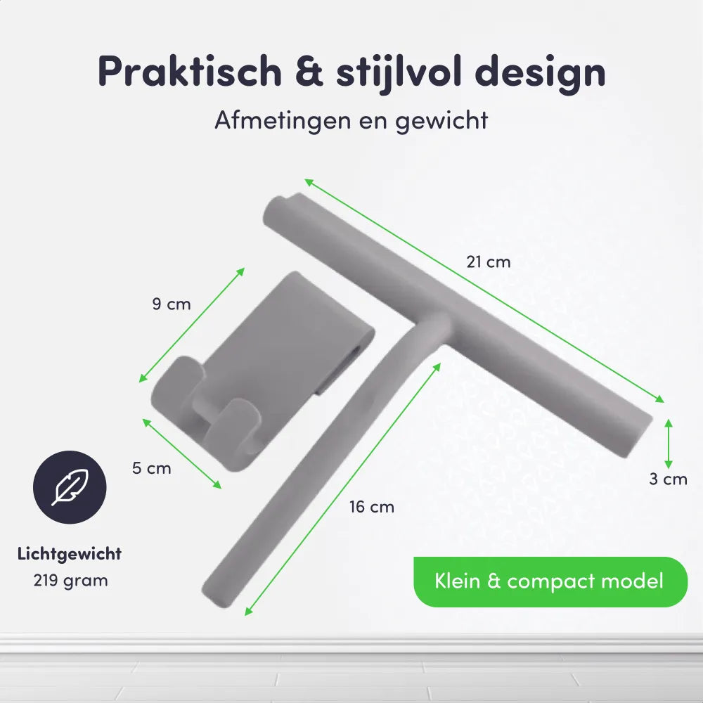 Afmetingen douchewisser