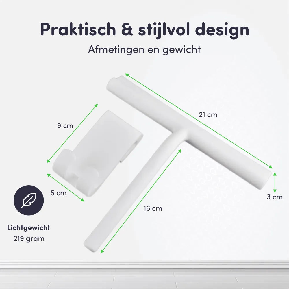 Afmetingen douchewisser