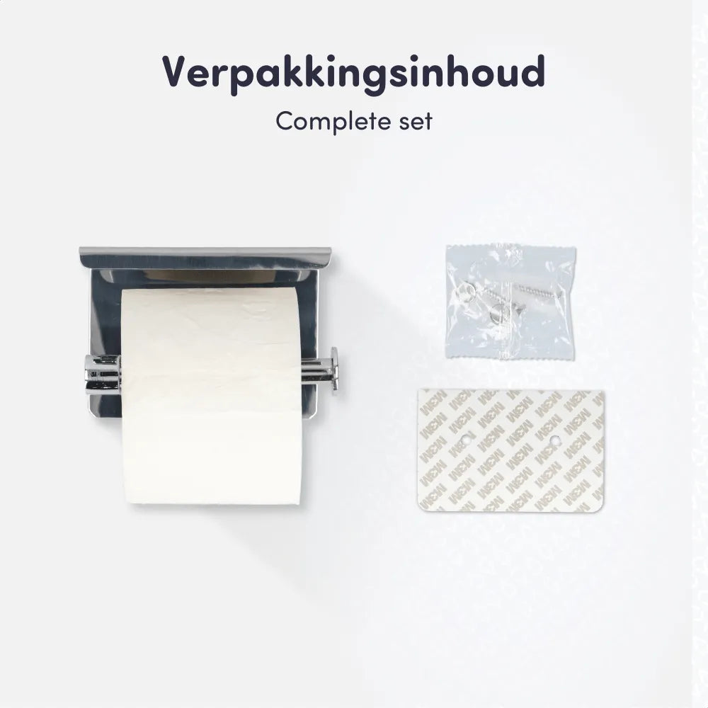 Toiletrolhouder zonder boren