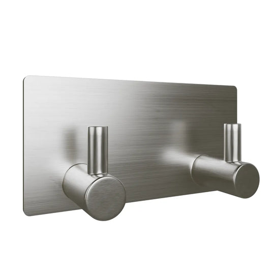 EAVY - Zelfklevende handdoekhaakjes RVS - handdoekhouder - wandhaak - plakhaak - Zilver - EAVY.NL