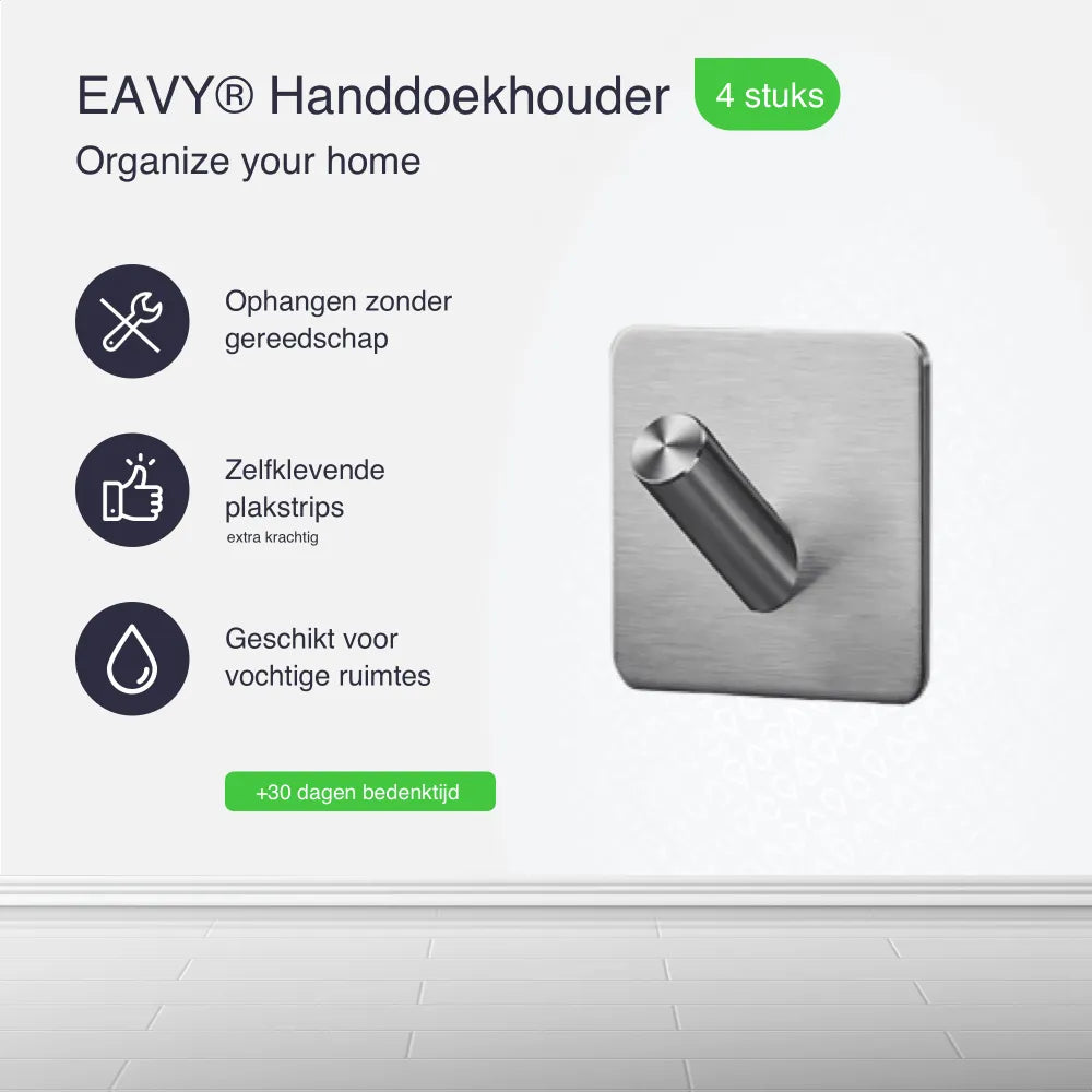 Voordelen zelfklevende handdoekhaakjes