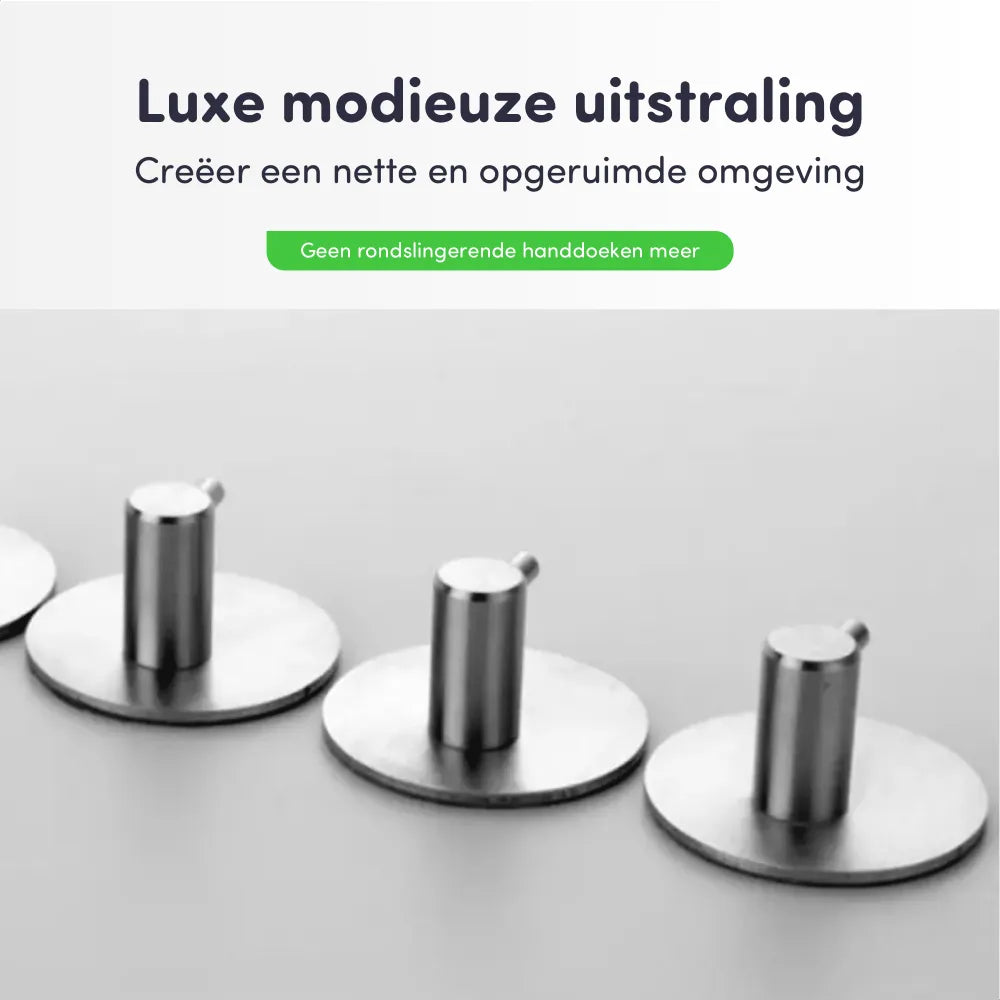 Luxe zelfklevende handdoekhaakjes