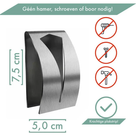 RVS handdoekhouder