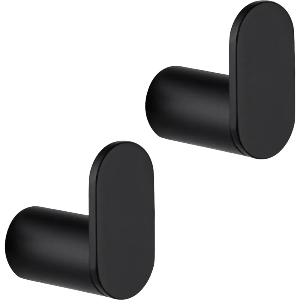 Set van 2 handdoekhaakjes - Boren - RVS - EAVY.NL
