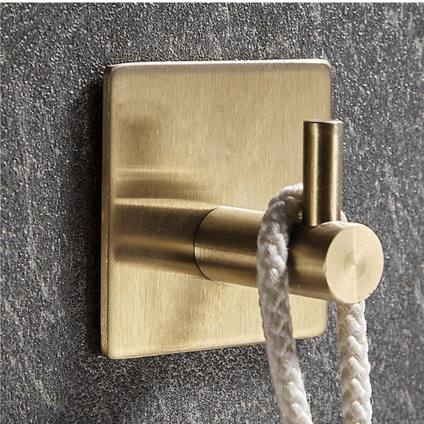 EAVY Zelfklevende Handdoekhaakjes – Set van 2 Handdoekhouders - Goud - RVS - Eavy.nl