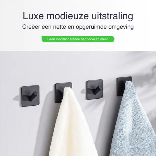 Hoe hoog moet een handdoekhaak vanaf de vloer hangen?