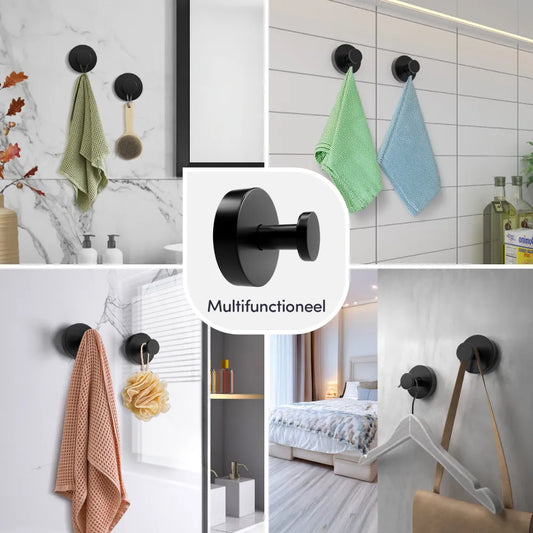 Waar moet je handdoekhaakjes ophangen?