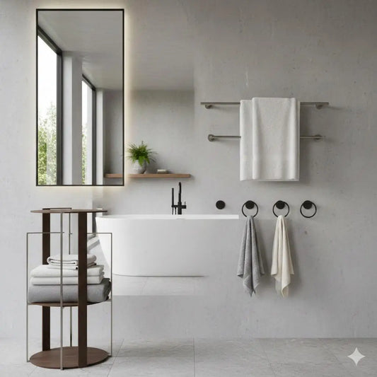 Zijn handdoekrekken nog in de mode?