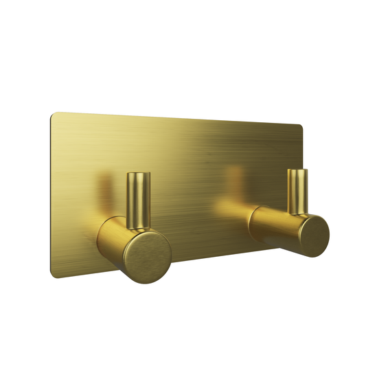 EAVY - Zelfklevende handdoekhaakjes RVS - handdoekhouder - wandhaak - plakhaak - Goud - EAVY.NL