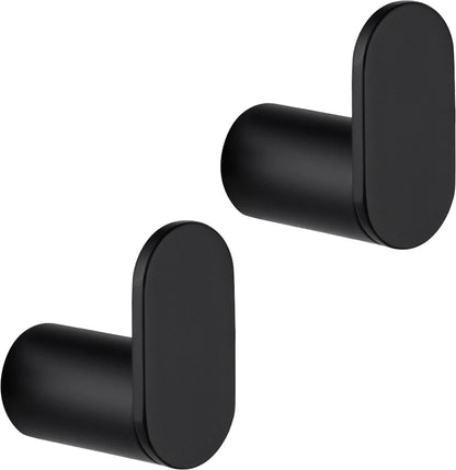 Set van 2 handdoekhaakjes - Boren - RVS - EAVY.NL