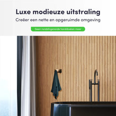geborsteld koper badkamer