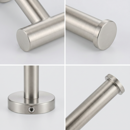 EAVY - Toiletrolhouder Zilver / RVS - Boren - Schroef