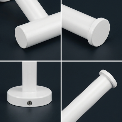 EAVY - Toiletrolhouder Wit- Boren - Schroef