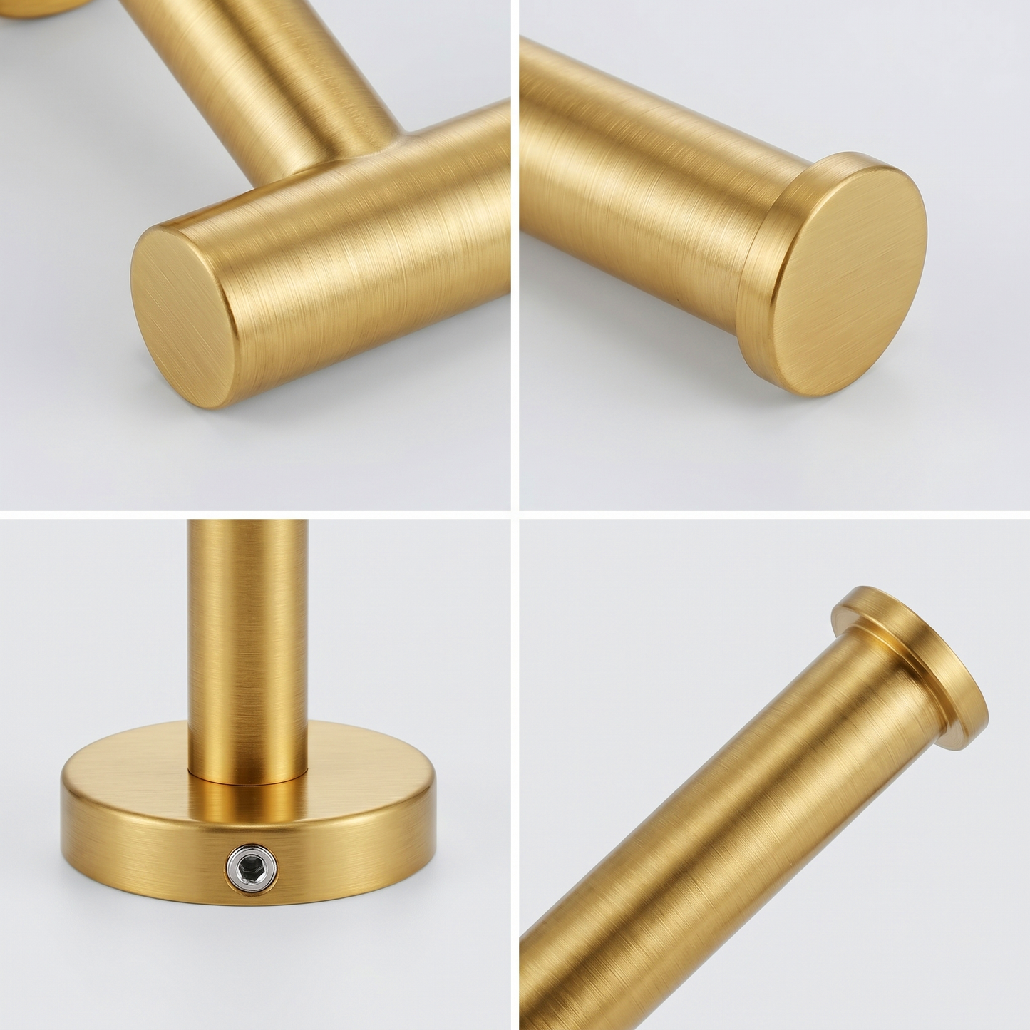 EAVY - Toiletrolhouder Goud - Boren - Schroef