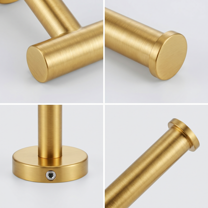 EAVY - Toiletrolhouder Goud - Boren - Schroef