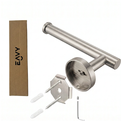 EAVY - Toiletrolhouder Zilver / RVS - Boren - Schroef