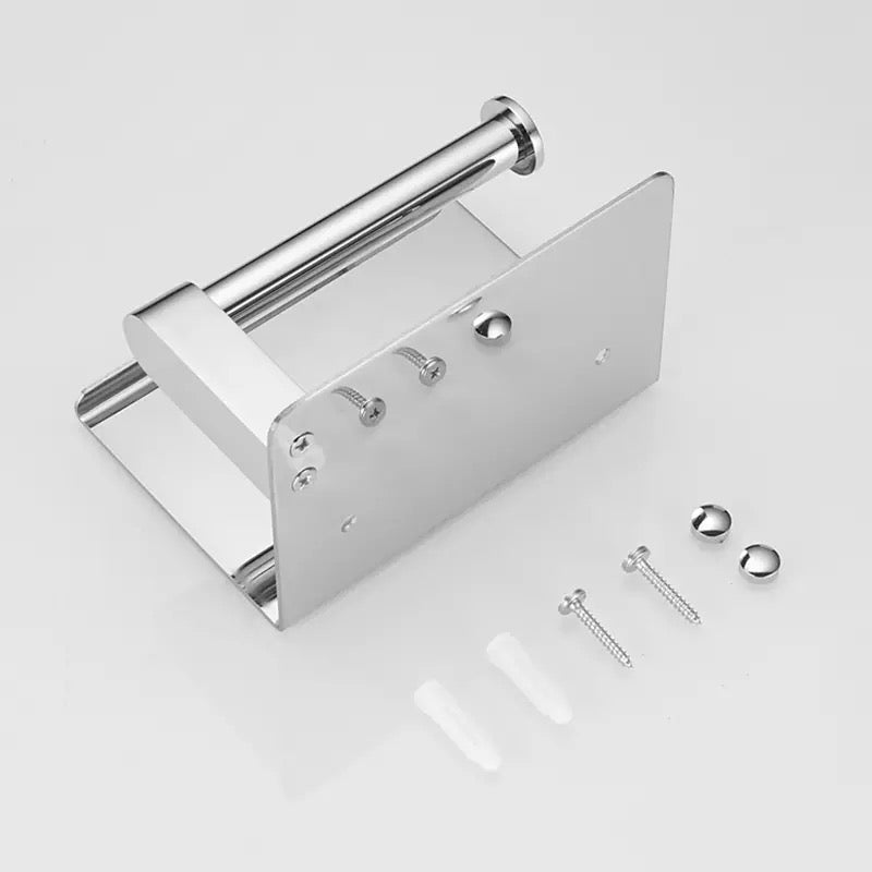 Toiletrolhouder montage set zelfklevend en of boren