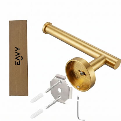 EAVY - Toiletrolhouder Goud - Boren - Schroef
