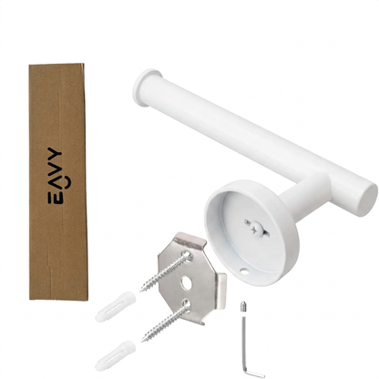 EAVY - Toiletrolhouder Wit- Boren - Schroef
