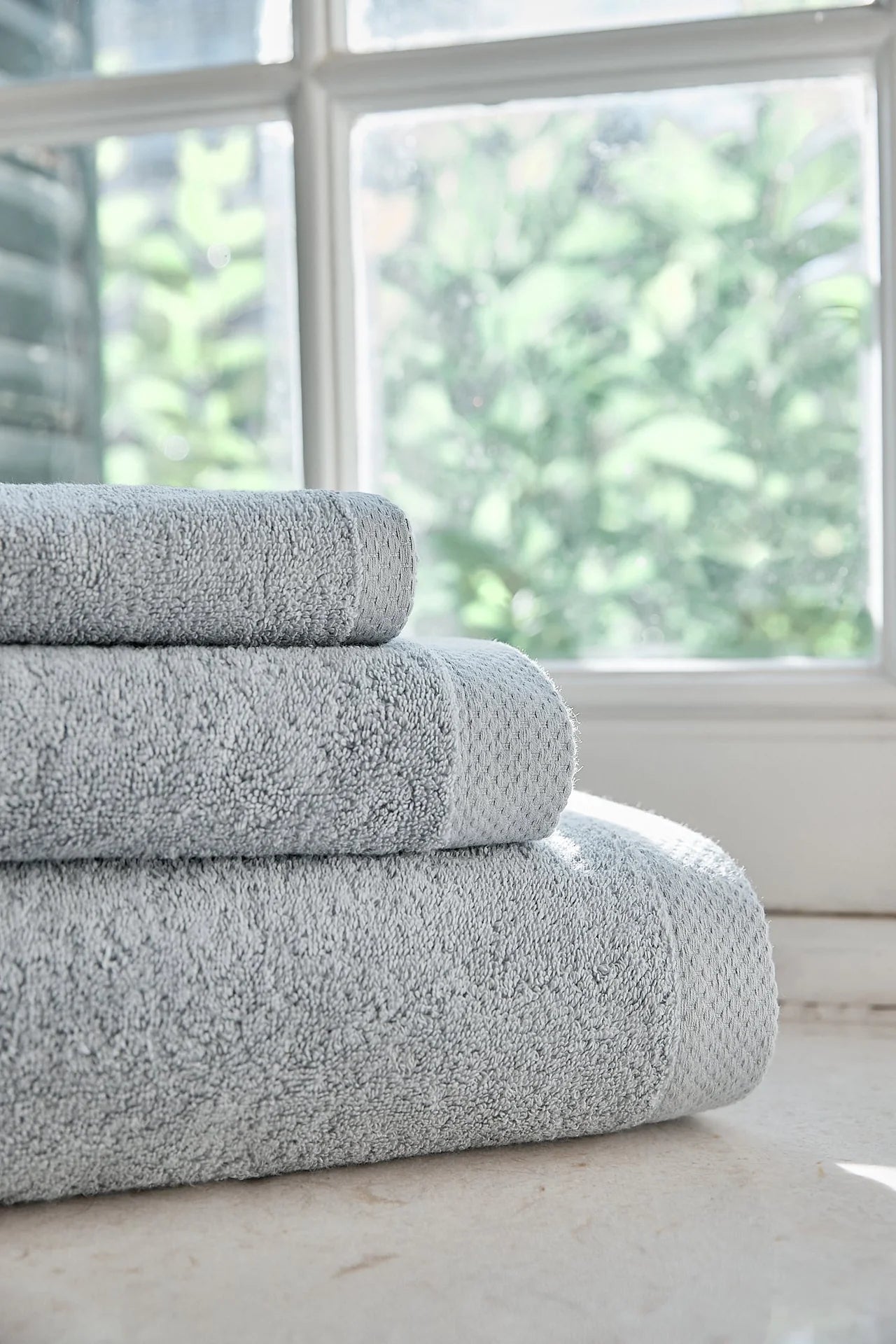 Badhanddoek 50x100 cm (8 stuks) - Luxe hotel kwaliteit - Silver Grey