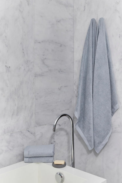 Badhanddoek 50x100 cm (8 stuks) - Luxe hotel kwaliteit - Silver Grey