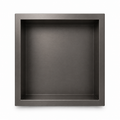 Inbouwnis Badkamer Gunmetal | 30×30×10 cm | RVS