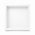 Inbouwnis Badkamer Wit | 30×30×10 cm | RVS