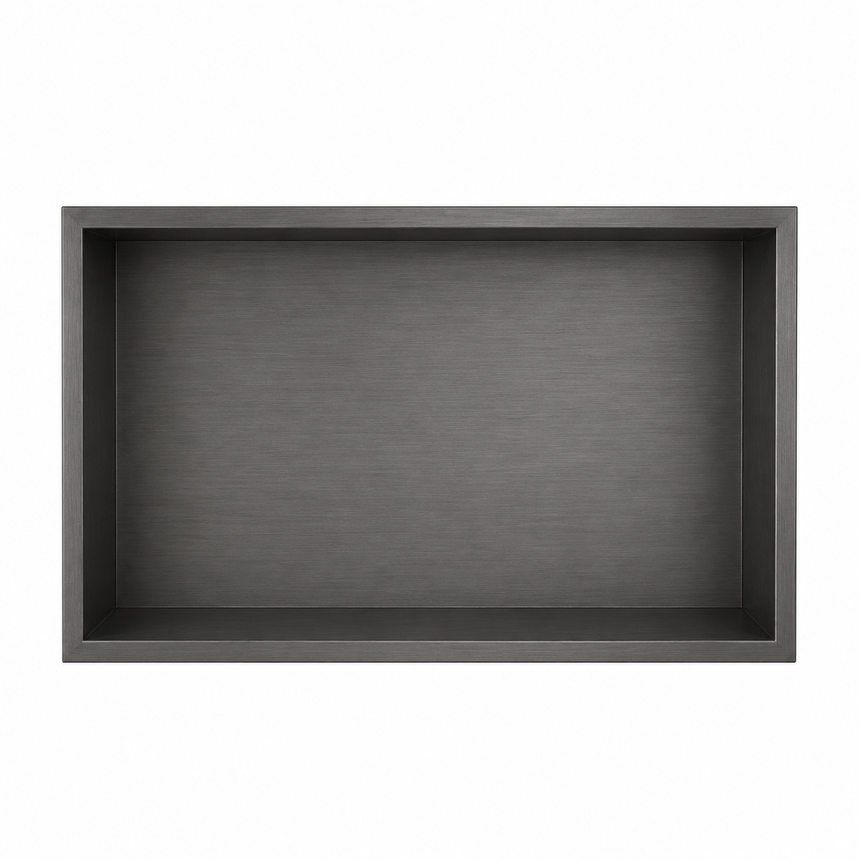 Inbouwnis Badkamer Gunmetal | 60×30×10 cm | RVS
