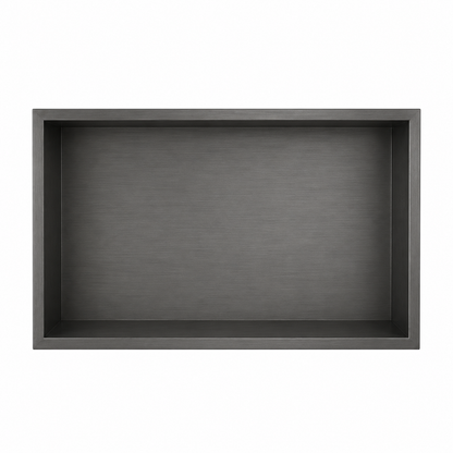 Inbouwnis Badkamer Gunmetal | 60×30×10 cm | RVS