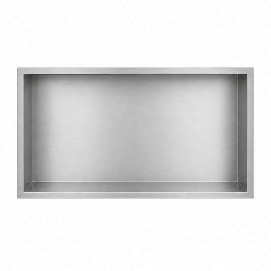 Inbouwnis Badkamer | 60×30×10 cm | RVS