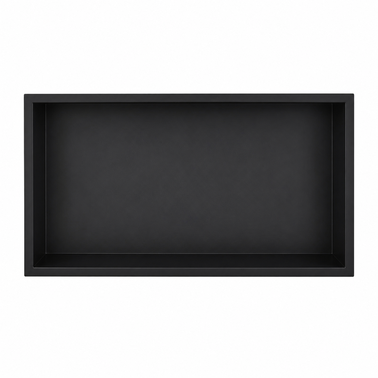 Inbouwnis Badkamer Zwart | 60×30×10 cm | RVS