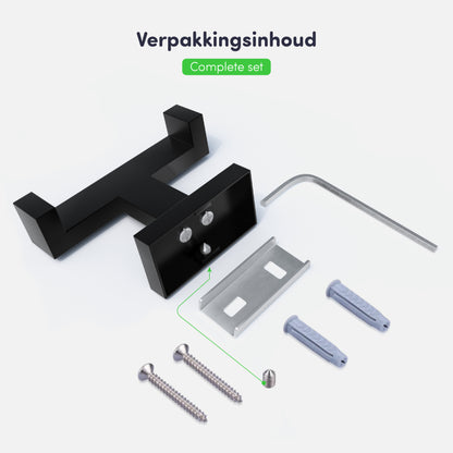 EAVY - Handdoekhaak (1 stuks) - Schroef
