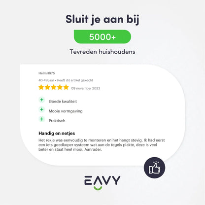Doucherek - 2 Laags - Doucherek zonder Boren - EAVY.NL