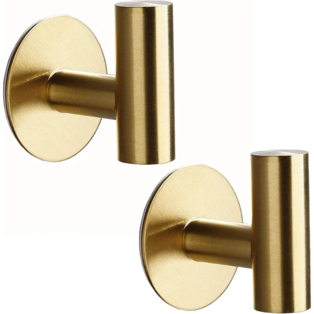 Zelfklevende Handdoekhaakjes Goud RVS