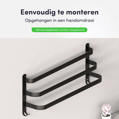 EAVY Handdoekrek Badkamer - Handdoekrekken - Handdoekhouder - Handdoekstang - Eavy.nl
