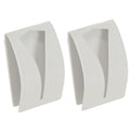 EAVY Handdoekhouders 2 stuks - Zelfklevend - Wit - RVS - Handdoek Klem - Handdoek Haak