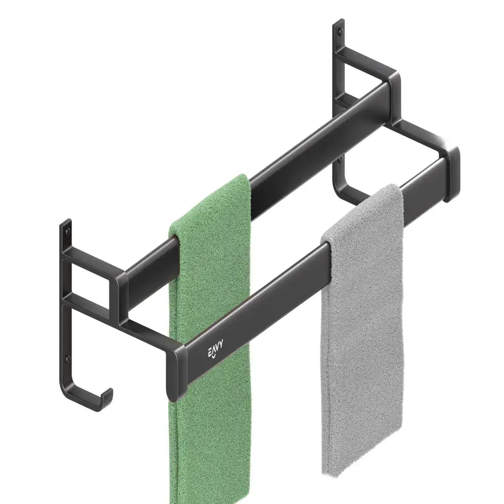 EAVY Handdoekrek Zwart 60 cm breed - EAVY.NL