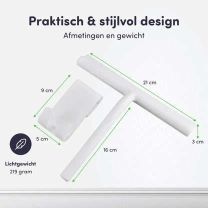Afmetingen douchewisser