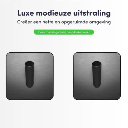 Haakjes gunmetal