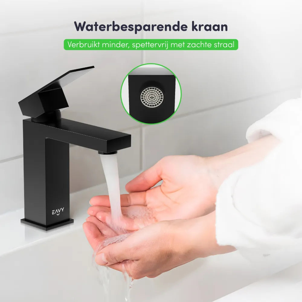 EAVY waterbesparende kraan - wastafelkraan - badkamer kraan