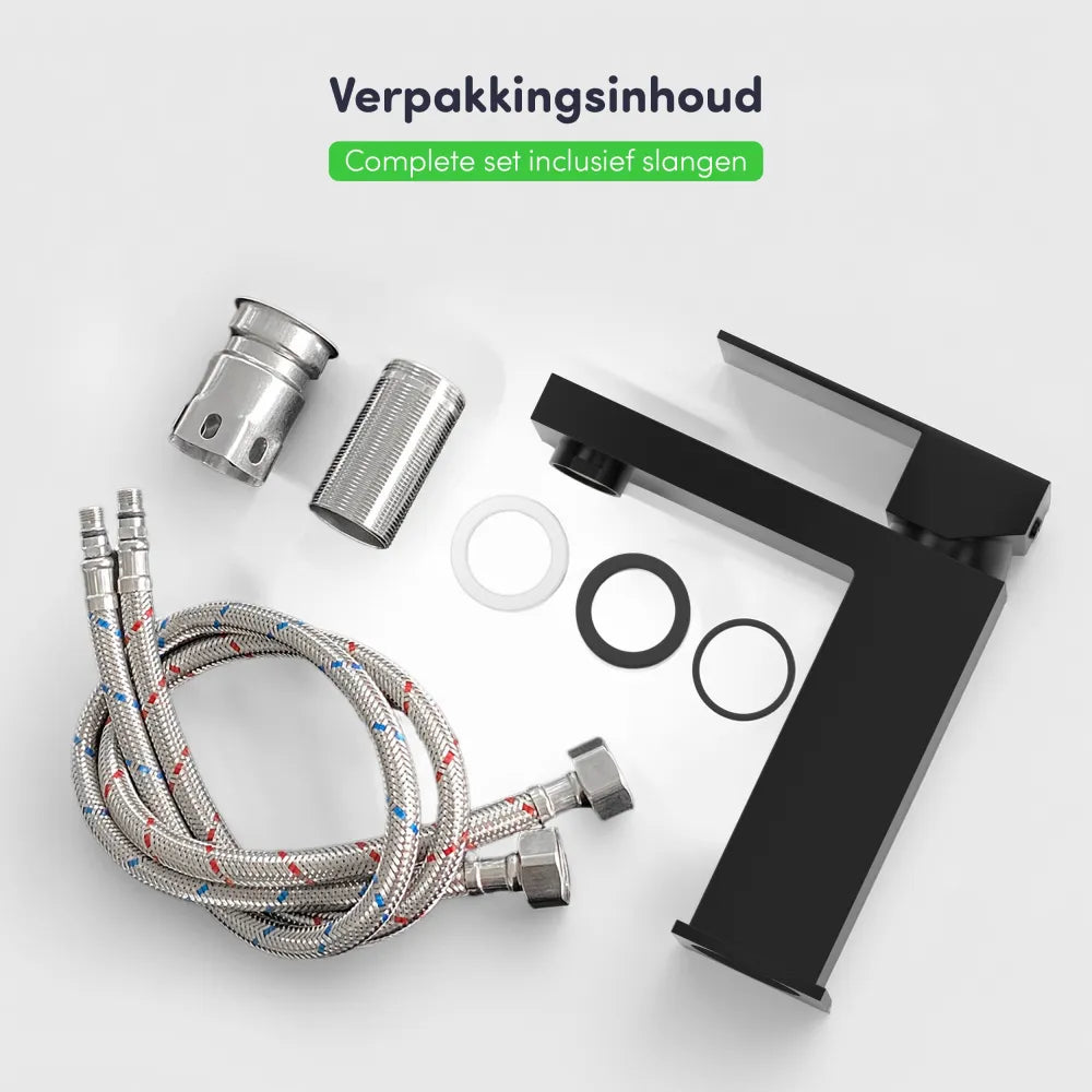 Verpakkingsinhoud wastafelkraan EAVY