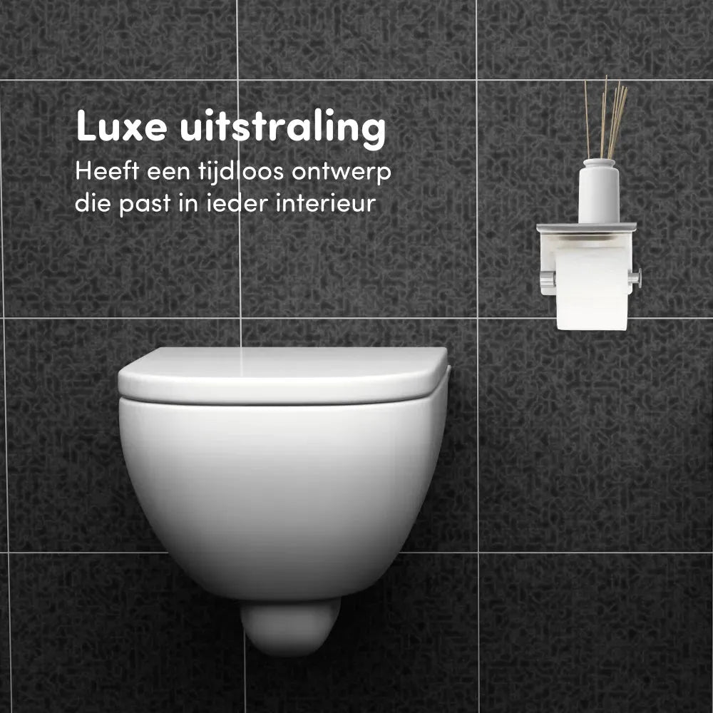 toiletpapier houder rvs
