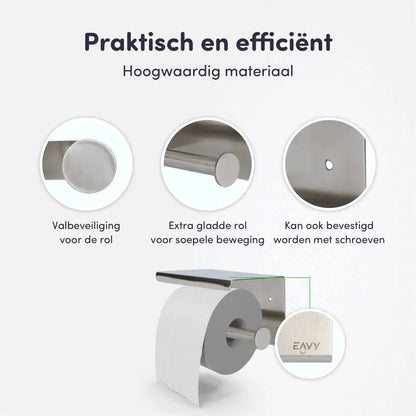 vochtig toiletpapier houder
