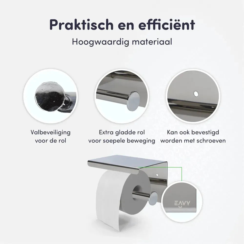 Toiletrol houder