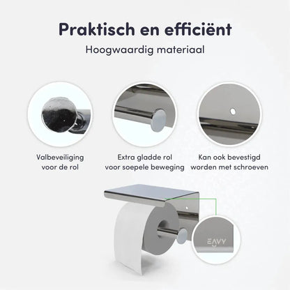Toiletrol houder