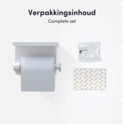 Verpakkingsinhoud Details WC rol houder - toiletrolhouder - wit - EAVY