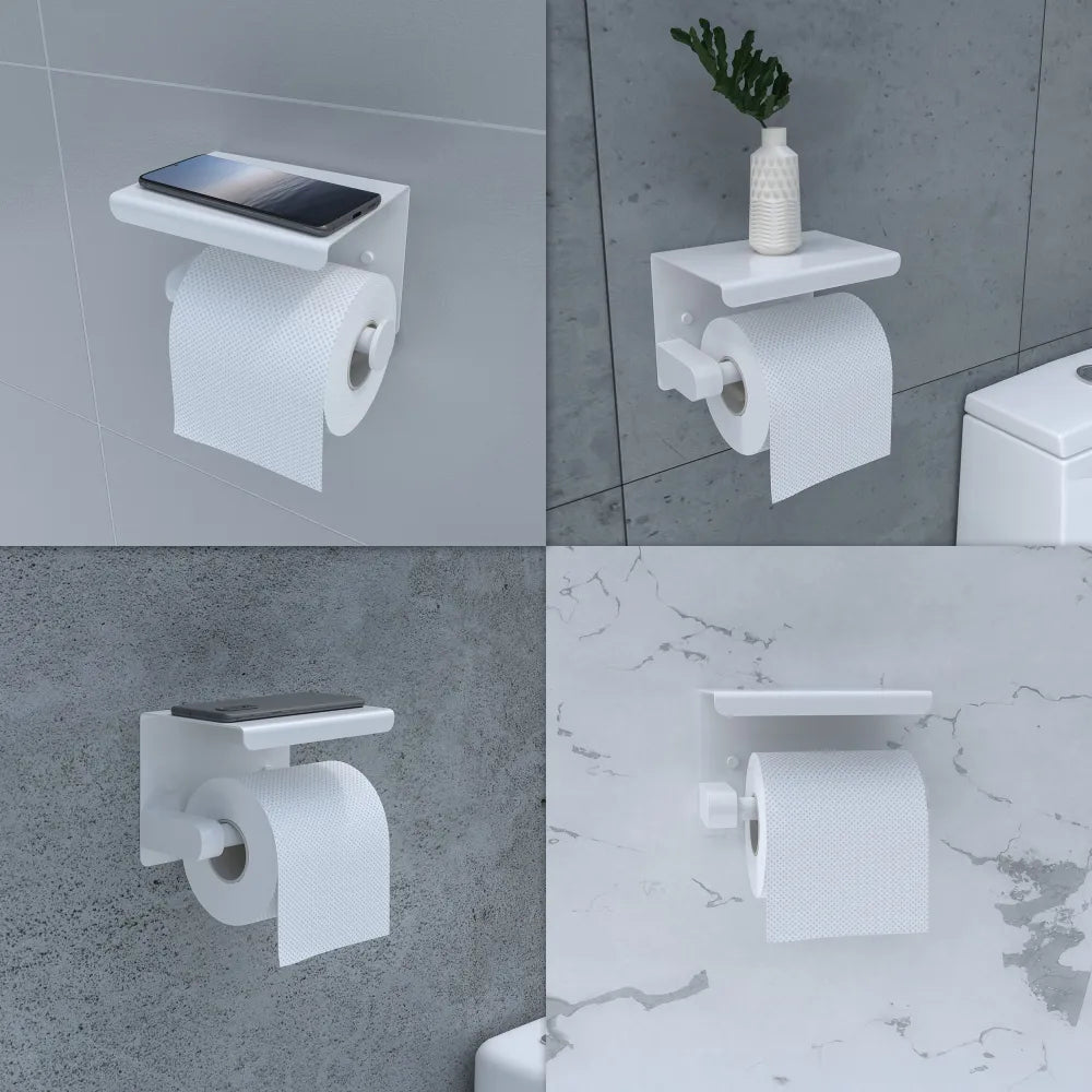 Lifestyle Details WC rol houder - toiletrolhouder - wit - EAVY